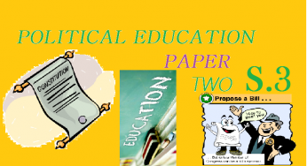 POLE2/3: POLITICAL EDUCATION PAPER TWO SENIOR THREE