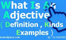 ADJECTIVES