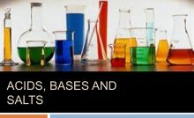 ACIDS, BASES AND SALTS