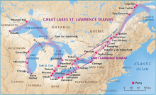 GREAT LAKES REGION AND THE ST. LAWRENCE SEA WAY - GEOGRAPHY SENIOR TWO