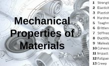 MECHANICAL PROPERTIES OF MATERIALS