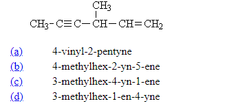 INTRODUCTION TO ALKYNES AND THEIR PHYSICAL PROPERTIES ASSIGNMENT 1