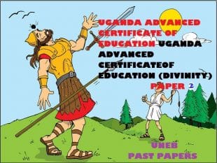 UGANDA ADVANCED CERTIFICATE OF EDUCATION CHRISTIAN RELIGIOUS EDUCATION (DIVINITY) PAST PAPERS PAPER 2 34