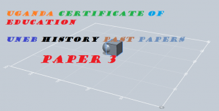 UGANDA CERTIFICATE OF EDUCATION HISTORY PAST PAPERS PAPER 3 21
