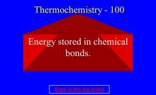 THERMOCHEMISTRY