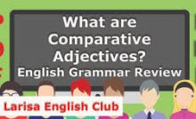 English grammar comparative adjectives