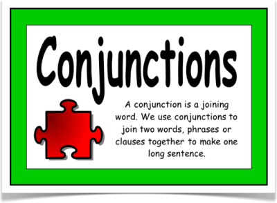 English grammar- conjunctions