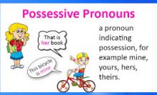 English grammar- possessive pronouns