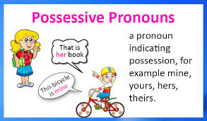 English grammar- possessive pronouns