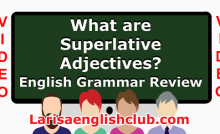 English grammar Superlative adjectives