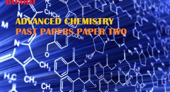 UGANDA ADVANCED CERTIFICATE OF EDUCATION CHEMISTRY UNEB PAST PAPERS PAPER 2