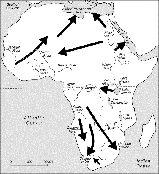 Drainage Of Africa 1