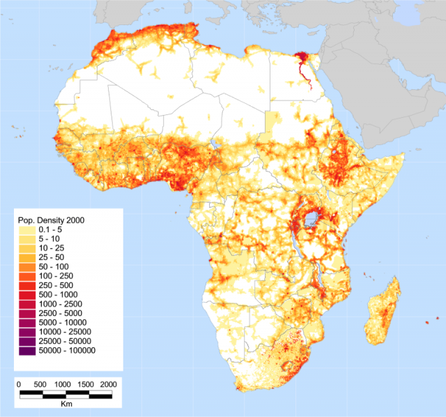 Population in Africa 1