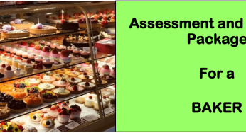 DIT-ASSESSMENT AND TRAINING PACKAGE FOR A BAKER