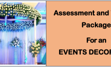 DIT-ASSESSMENT AND TRAINING PACKAGE FOR AN EVENTS DECORATOR