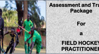 DIT-ASSESSMENT AND TRAINING PACKAGE FOR A FIELD HOCKEY