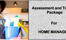 DIT-ASSESSMENT AND TRAINING PACKAGE FOR HOME MANAGER