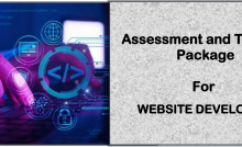 DIT-ASSESSMENT AND TRAINING PACKAGE FOR A WEBSITE DEVELOPE