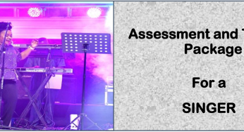 DIT-ASSESSMENT AND TRAINING PACKAGE FOR A SINGER