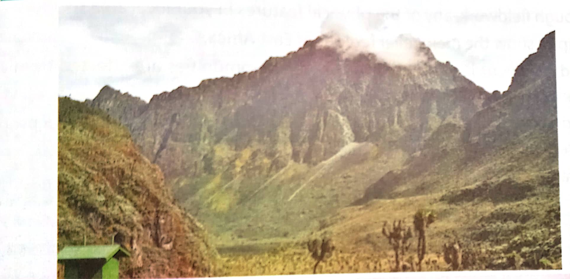 Formation of major landforms and drainage in East Africa