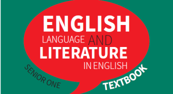 LSC S1: ENGLISH LANGUAGE AND LITERATURE IN ENGLISH SENIOR ONE