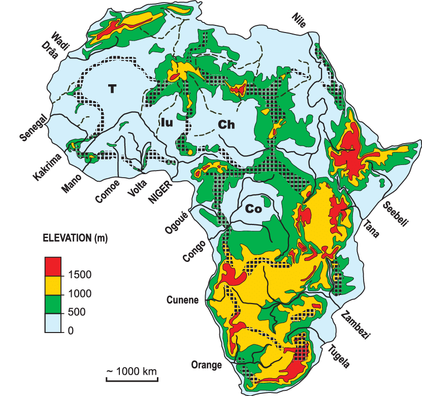 The Relief Regions and Drainage of Africa 1