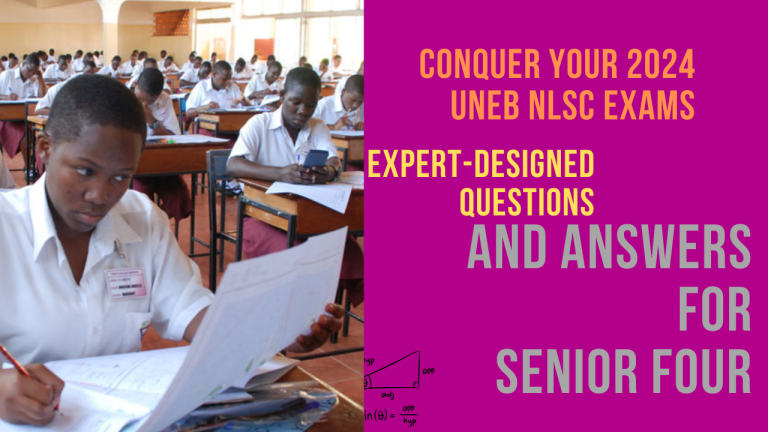 Conquer Your 2024 UNEB NLSC Exams: Expert-Designed Questions and Answers for Senior Four Set Three 7